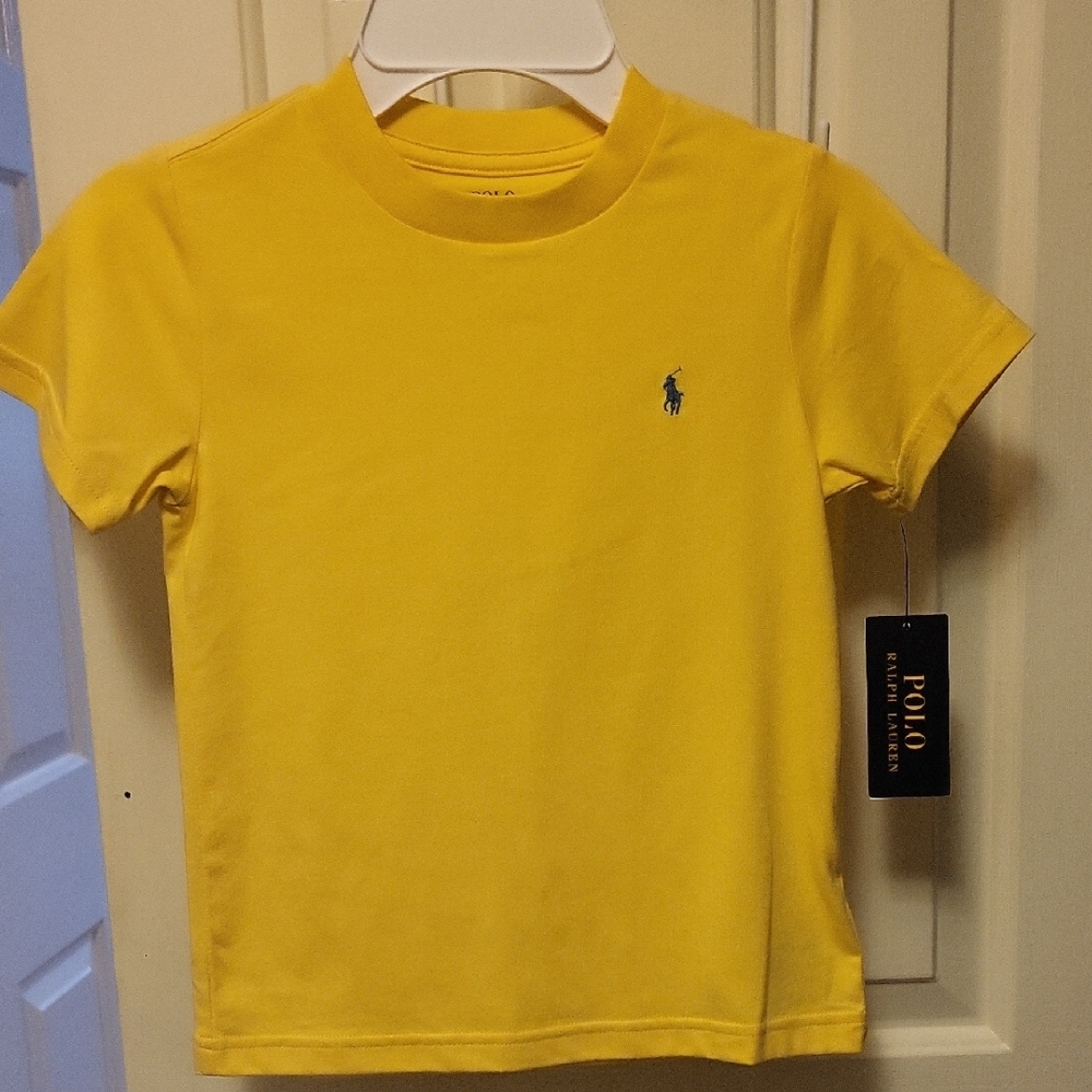 Polo by Ralph Lauren Yellow Polo Shirt Vibrant Cotton Classic